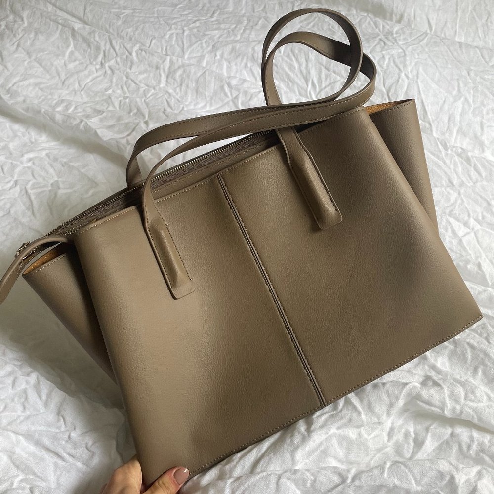 Freja Paloma Tote Bag Taupe 13 inch